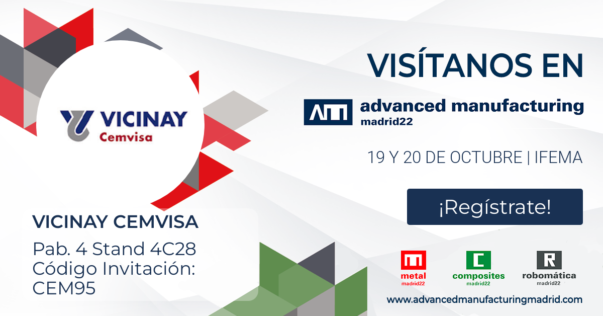 MetalMadrid 2022: we look forward to seeing you on 19 and 20 October at IFEMA Madrid, hall 4, stand 4C28