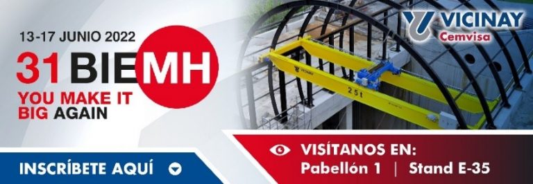 Un año más Vicinay Cemvisa estará presente en la Feria Bienal Máquina Herramienta 2022