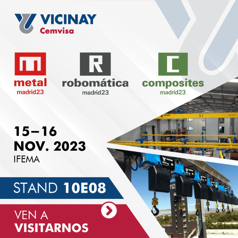 VICINAY CEMVISA estará presente el 15 y 16 de noviembre en Metal Madrid, celebrado en IFEMA Madrid