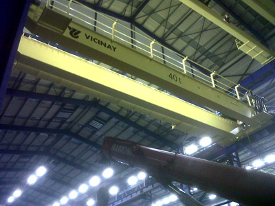 Puente grúa bicarril de 40 t con tecnología de última generación